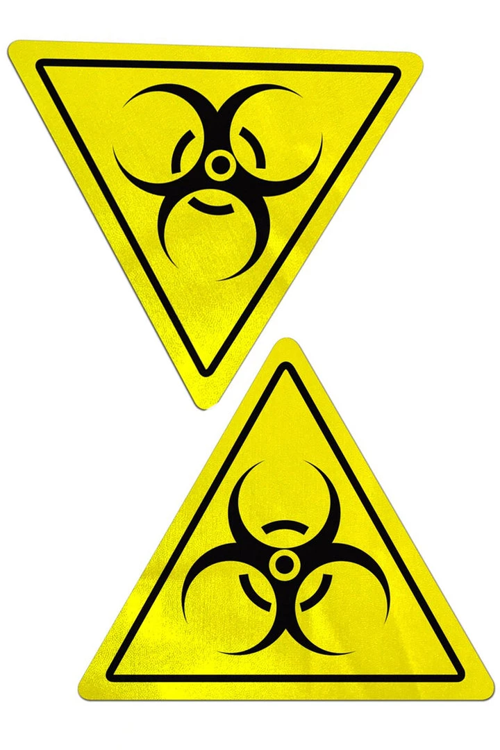 Pastease Toxic Symbol Sign Pasties 1 Pastease Toxic Symbol Sign Pasties