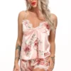 3WISHES Lingerie Flirty Floral Sleep Set