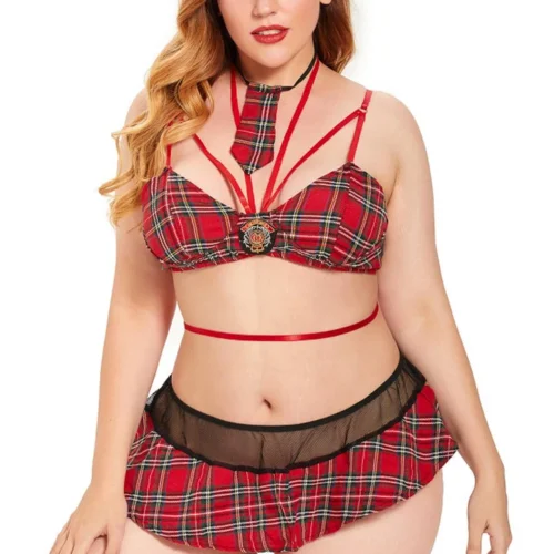 3WISHES Plus Size School Hottie Lingerie Set Plus Size Lingerie 15 3WISHES Plus Size School Hottie Lingerie Set Plus Size Lingerie