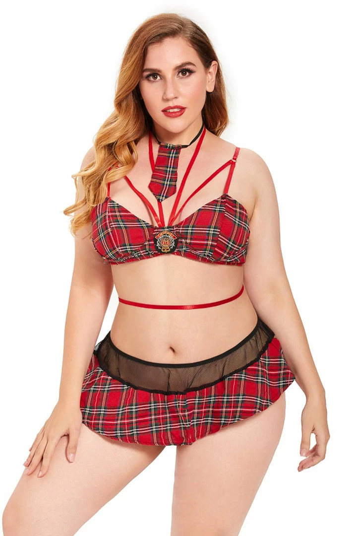 3WISHES Plus Size School Hottie Lingerie Set Plus Size Lingerie 5 3WISHES Plus Size School Hottie Lingerie Set Plus Size Lingerie