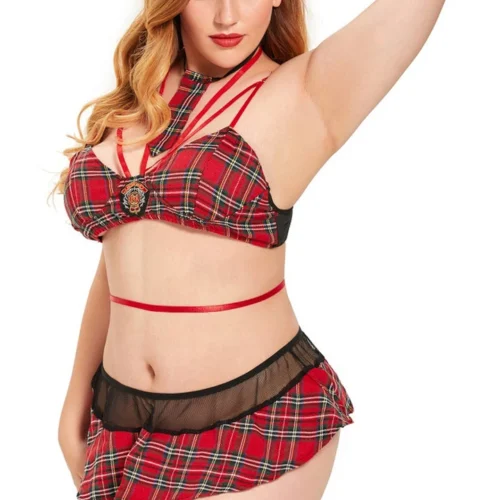 3WISHES Plus Size School Hottie Lingerie Set Plus Size Lingerie 18 3WISHES Plus Size School Hottie Lingerie Set Plus Size Lingerie