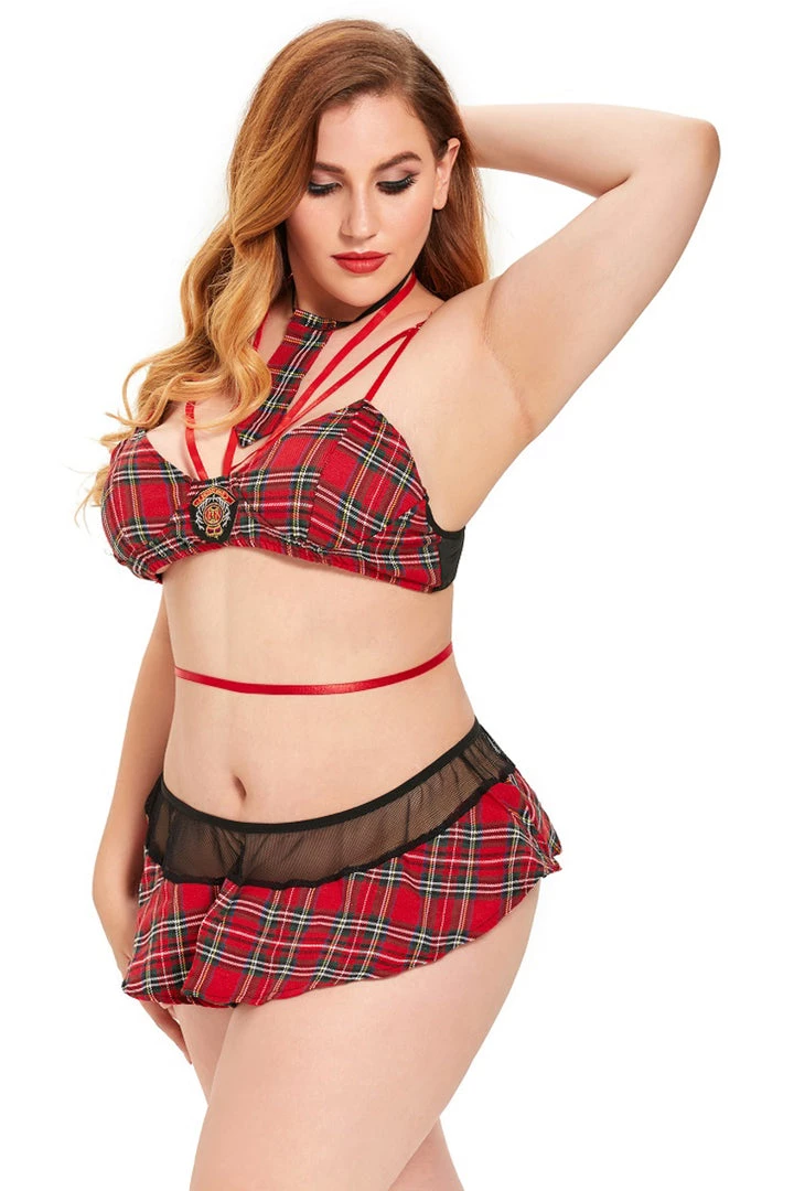 3WISHES Plus Size School Hottie Lingerie Set Plus Size Lingerie 8 3WISHES Plus Size School Hottie Lingerie Set Plus Size Lingerie