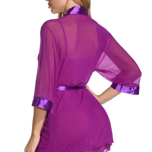 3WISHES Royal Robe Set Lingerie