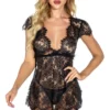 3WISHES Lingerie Lovely In Lace Chemise