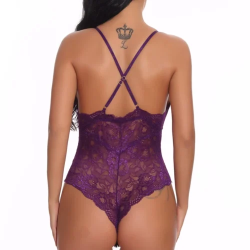 3WISHES Lingerie Lacy V-Cut Teddy 31 3WISHES Lingerie Lacy V-Cut Teddy