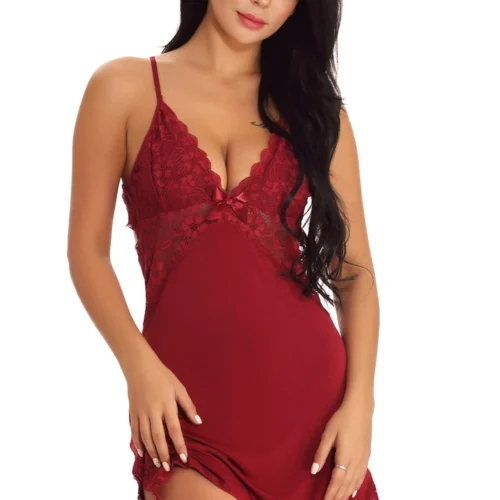 3WISHES Lace Inset Chemise
