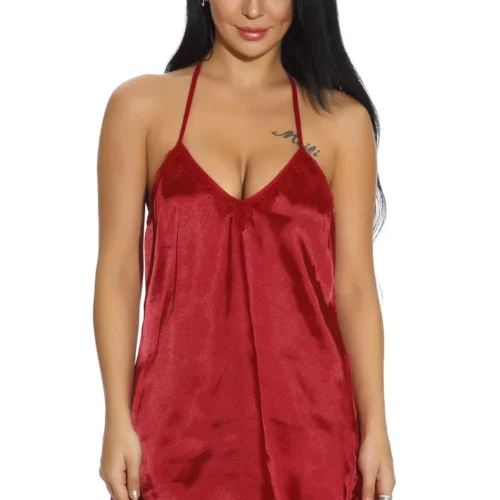3WISHES Nothing But Satin Chemise Lingerie 9 3WISHES Nothing But Satin Chemise Lingerie