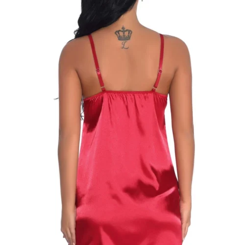 3WISHES Lovely Lace And Satin Chemise