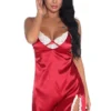 3WISHES Lovely Lace And Satin Chemise