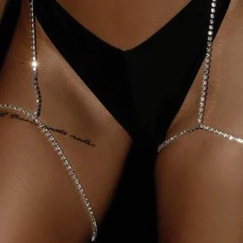 3WISHES Rhinestone Garterbelt