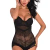 3WISHES Racy Retro Lace Teddy