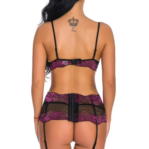 3WISHES Cutesy Contrast Lace Bra Set Bra Sets 31 3WISHES Cutesy Contrast Lace Bra Set Bra Sets