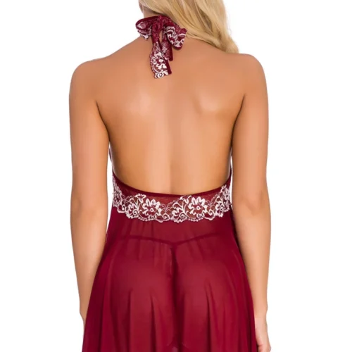 3WISHES High Neck Contrast Lace Babydoll 11 3WISHES High Neck Contrast Lace Babydoll