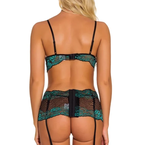 3WISHES Lasting Love Keyhole Bra Set Lingerie