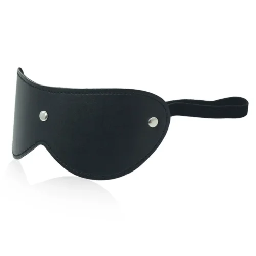 3WISHES Accessories Faux Leather Eye Mask