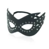 3WISHES Faux Leather Cat Eye Mask Accessories