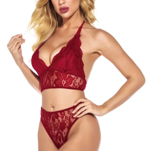 3WISHES Lingerie Racy And Lacey Bralette Set
