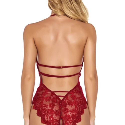 3WISHES Seductive Scalloped Lace Teddy