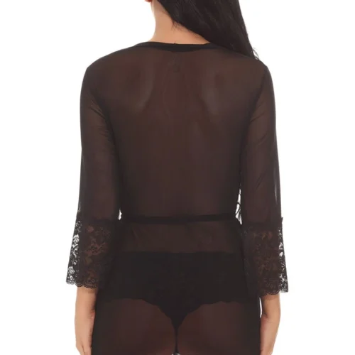 3WISHES Lingerie Sheer Desires Robe