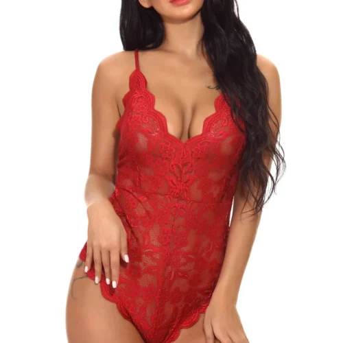 3WISHES Floral Scalloped Teddy