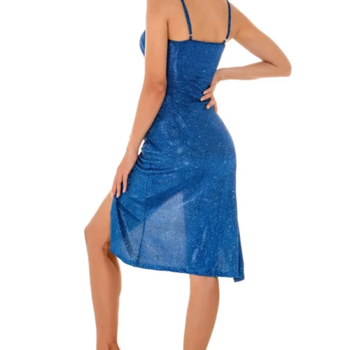 3Wishes Shimmer Velvet Mini Dress Dresses