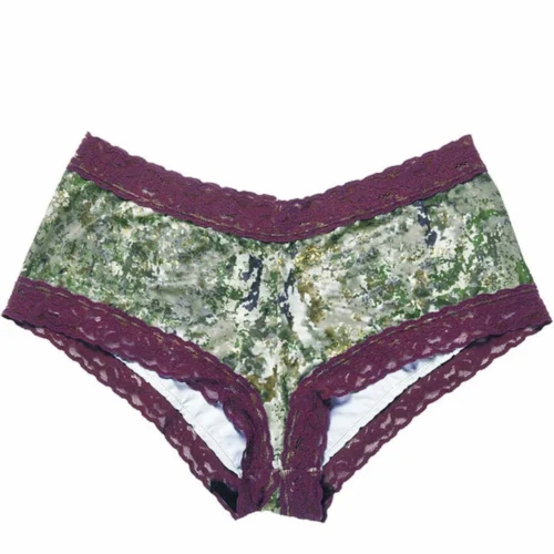 Wilderness Dreams Boyshorts Lace Trimmed Camo Boy Shorts