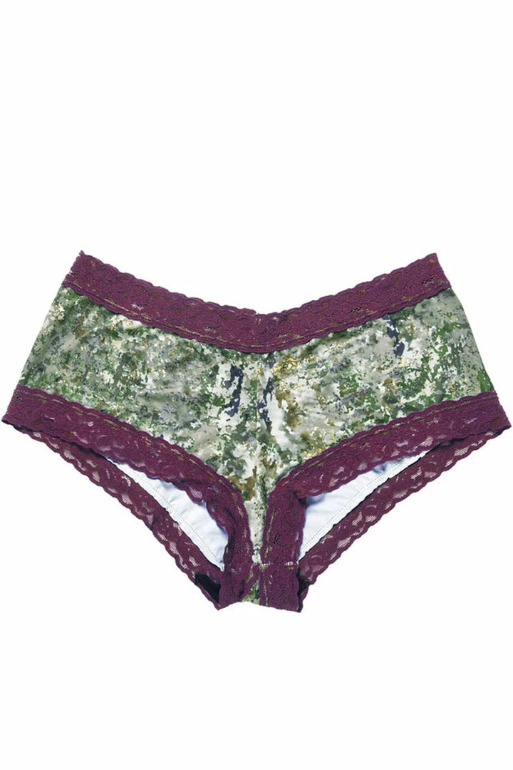 Wilderness Dreams Boyshorts Lace Trimmed Camo Boy Shorts