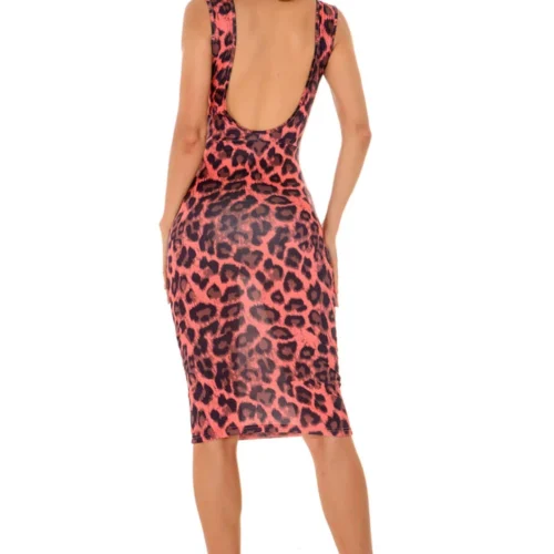3Wishes Leopard Midi Dress