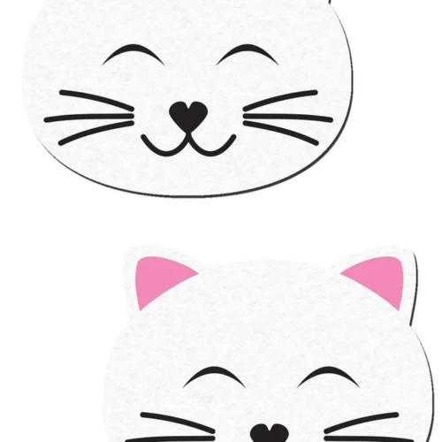 Pastease Happy White Kitty Cat Pasties