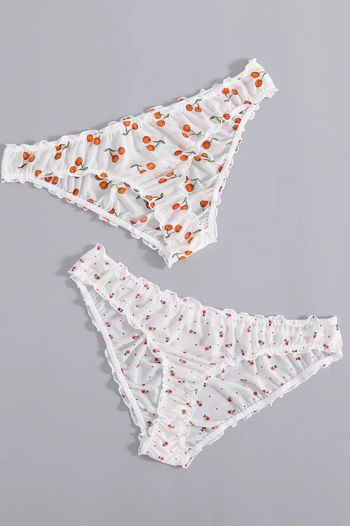 3WISHES Cherry Print Panties 1 3WISHES Cherry Print Panties