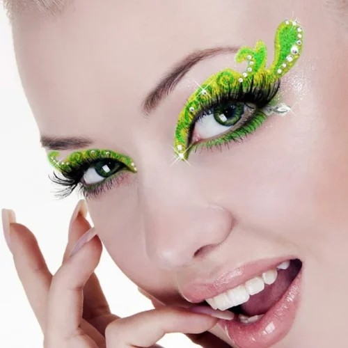 Xotic Eyes & Body Art Glitter Tink Eyelashes With Applique False Eyelashes