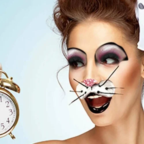 Xotic Eyes & Body Art Rabbit Face Stick On Face Mask 5 Xotic Eyes & Body Art Rabbit Face Stick On Face Mask