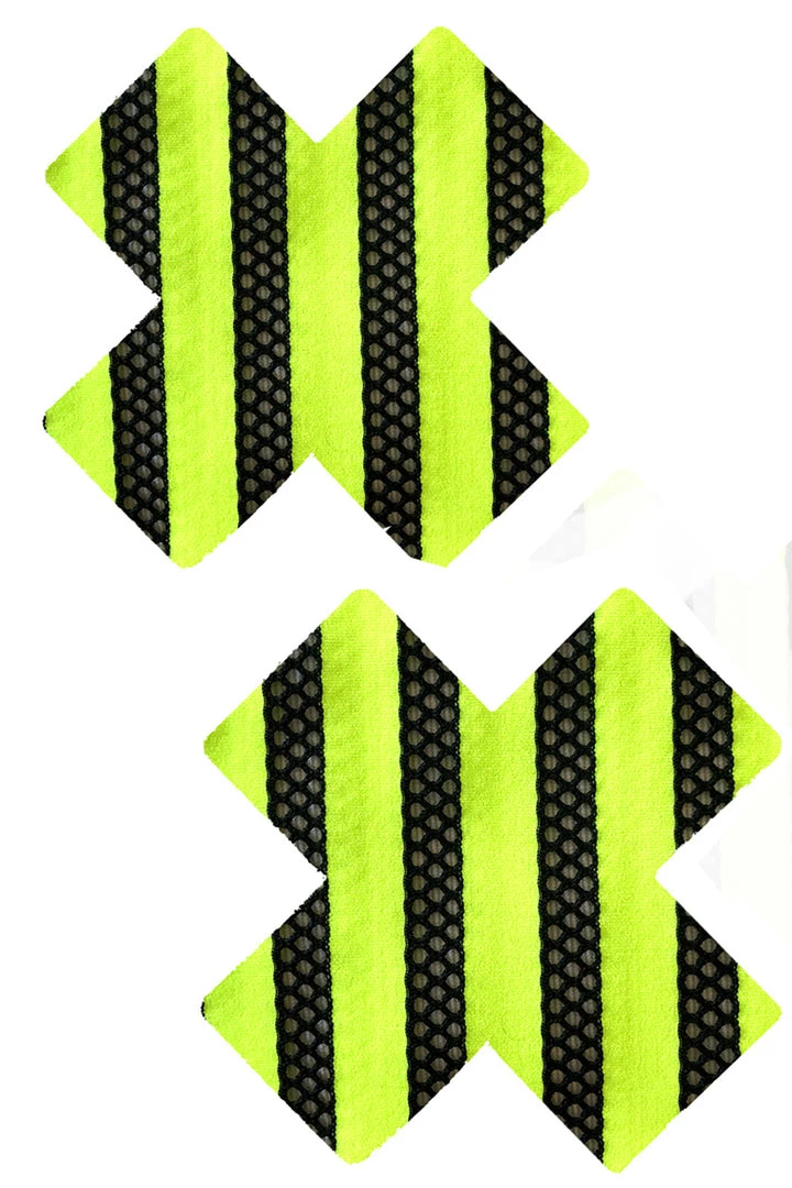 NevaNude Neon Yellow X FactorPasties 1 NevaNude Neon Yellow X FactorPasties