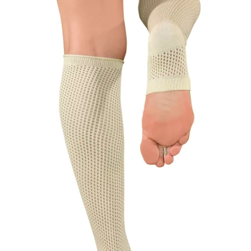 LO Brands Ivory Dance Style Textured Leg Warmers