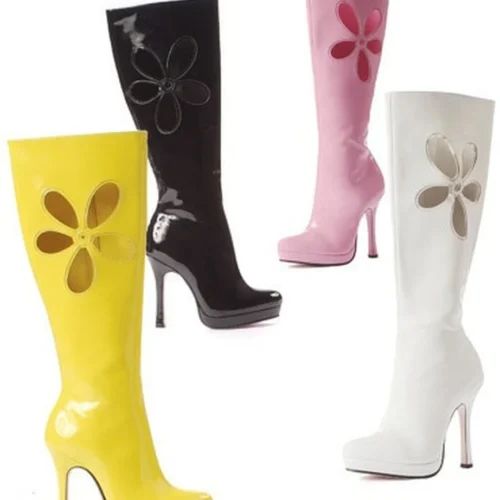 Leg Avenue Shoes Hippie Love Child High Heel Boots