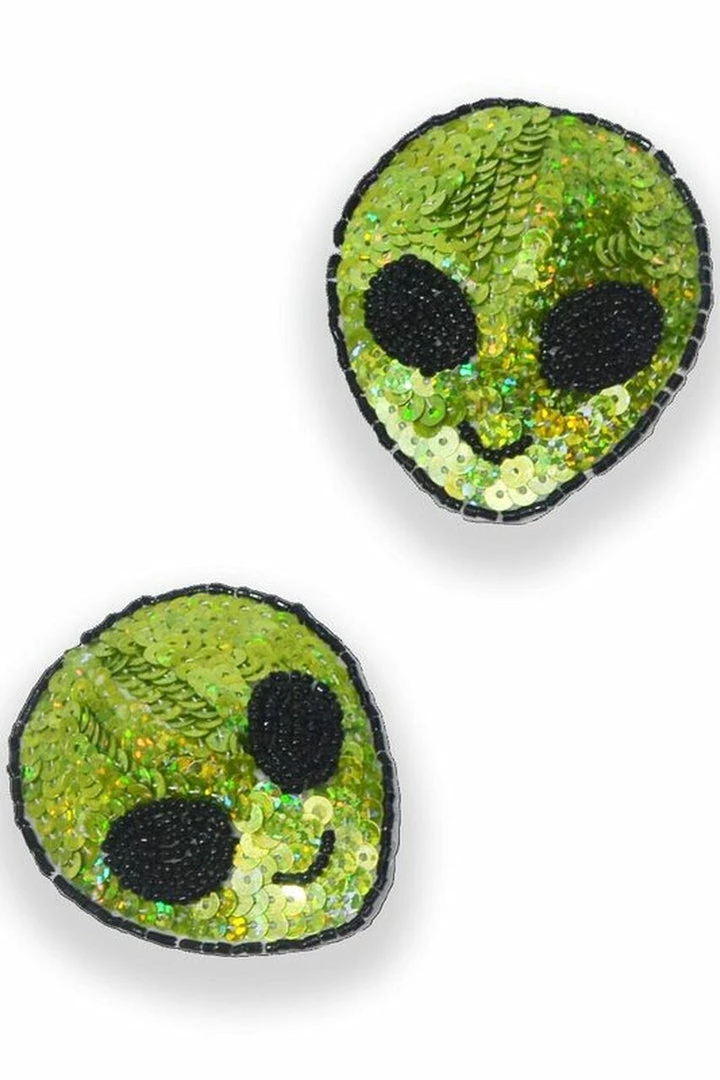 Glitz Teaz Pasties Lingerie Alien Head Pasties 3 Glitz Teaz Pasties Lingerie Alien Head Pasties