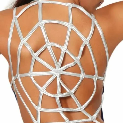 3WISHES Sexy Halloween Costumes Web Of Desire Costume