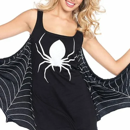 Leg Avenue Spider Girl Tank Dress TV & Movie Costumes