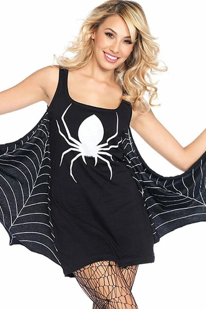 Leg Avenue Spider Girl Tank Dress TV & Movie Costumes 2 Leg Avenue Spider Girl Tank Dress TV & Movie Costumes