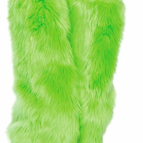 Roma Costume Sexy Fur Boot Covers Music Festival Wear