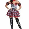 InCharacter Costumes Bone-Ita Dancer Day Of The Dead Costume