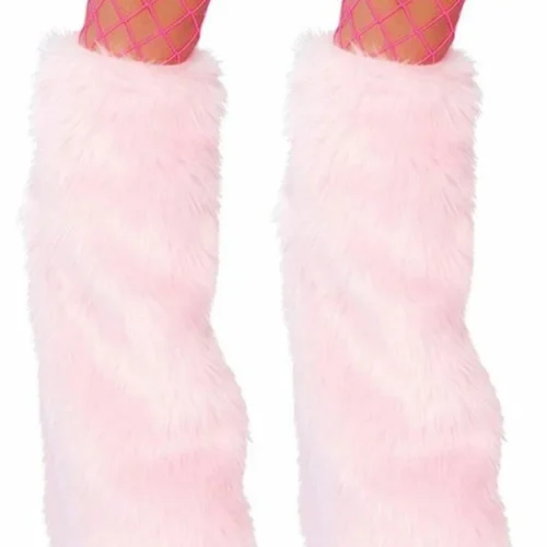 Roma Costume Sexy Fur Boot Covers Music Festival Wear
