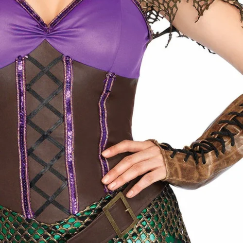 Leg Avenue Sexy Halloween Costumes Badass Mermaid Costume