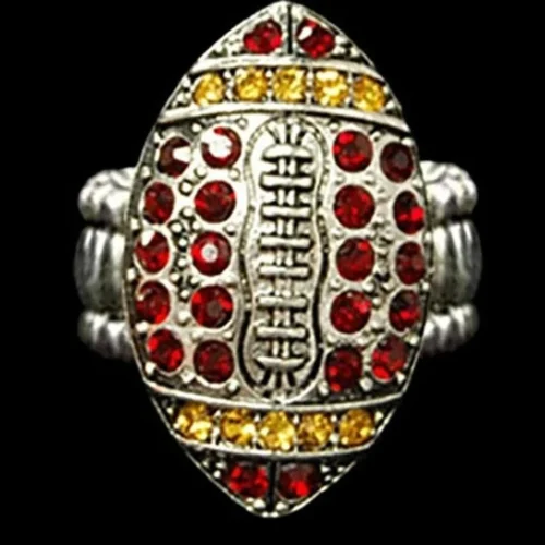 3WISHES Stretchy Football Ring