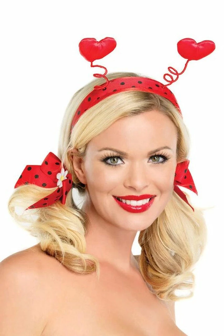 Leg Avenue Ladybug Hair Bow Set Costume Accessory 2 Leg Avenue Ladybug Hair Bow Set Costume Accessory