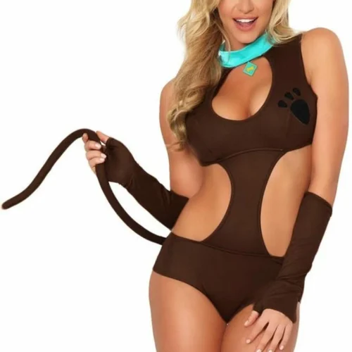 3WISHES Sexy Halloween Costumes Doggy Doo Costume