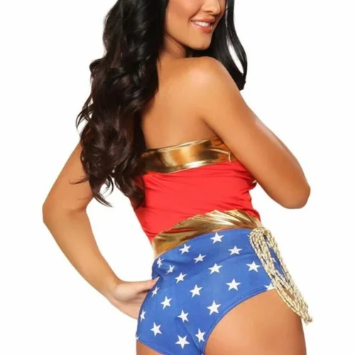 3WISHES Sexy Halloween Costumes American Hero Costume