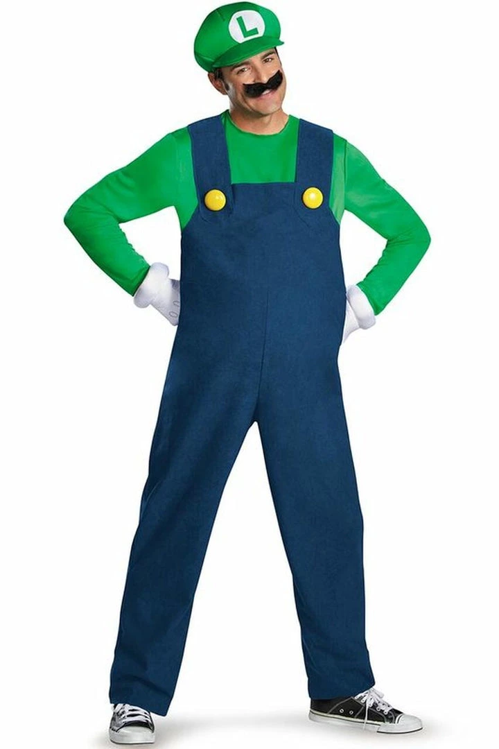 Disguise Sexy Halloween Costumes Deluxe Luigi Costume 3 Disguise Sexy Halloween Costumes Deluxe Luigi Costume