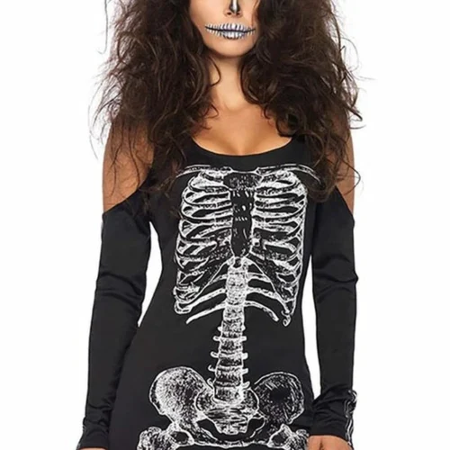 Leg Avenue Skeleton Dress Costume 6 Leg Avenue Skeleton Dress Costume