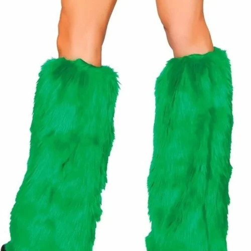 Roma Costume Sexy Fur Boot Covers Music Festival Wear